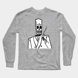 Manny Calavera Grim Fandango Long Sleeve T-Shirt